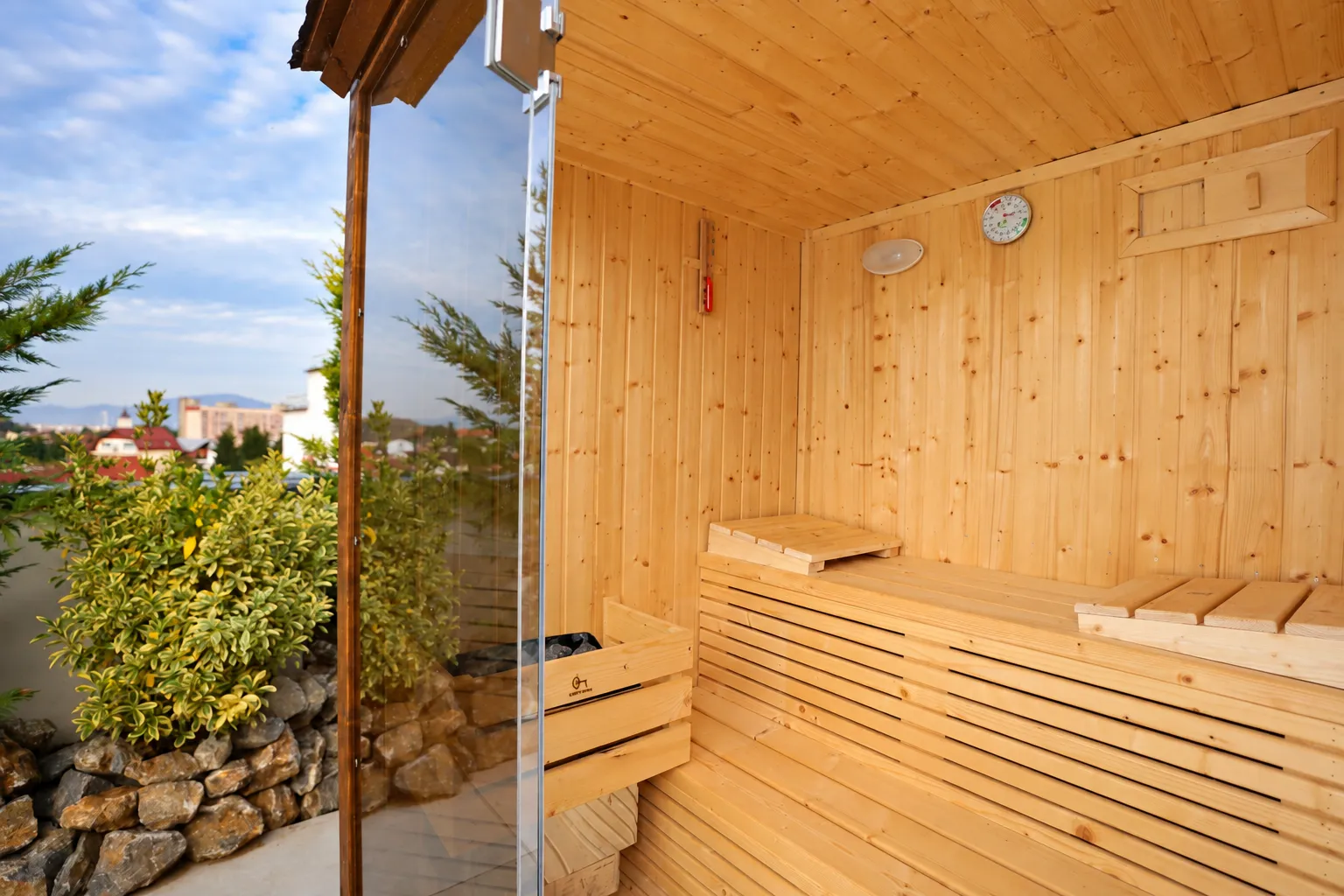 Penthouse Vitus Residence · Saună