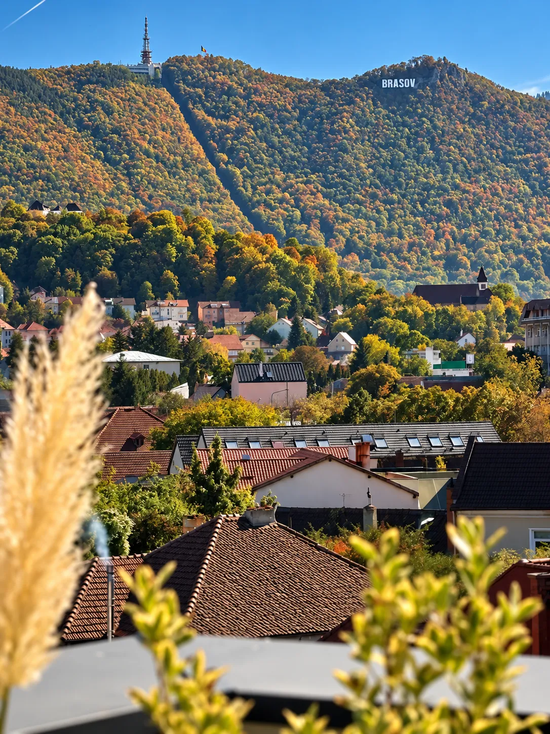 Penthouse Bloc C · Vedere spre Tâmpa